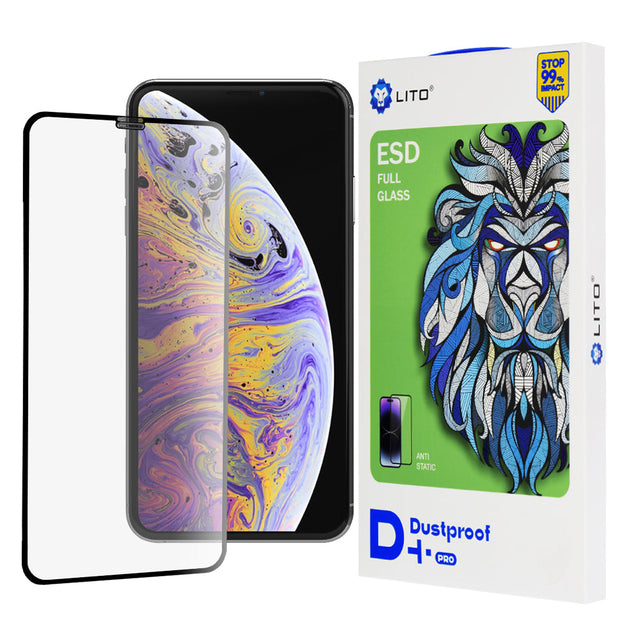 Lito Folie de protectie Lito D+ Pro Dustproof compatibil cu iPhone XS Max / iPhone 11 Pro Max, Negru