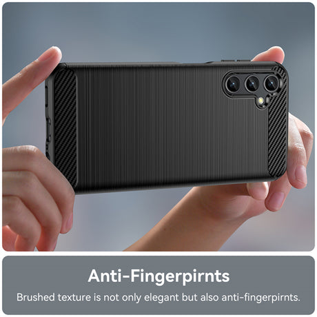 Husa de protectie Techsuit Carbon Silicone compatibil cu Samsung Galaxy A14 4G / A14 5G, Negru
