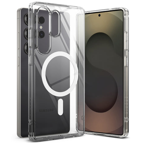 Ringke Fusion MagSafe átlátszó tok Samsung Galaxy S25 Ultra készülékhez