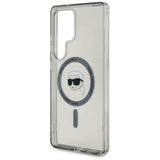 Husa de protectie Karl Lagerfeld IML MagSafe (KLHMS25LHLSKIK) compatibil cu Samsung Galaxy S25 Ultra, Karl`s Head