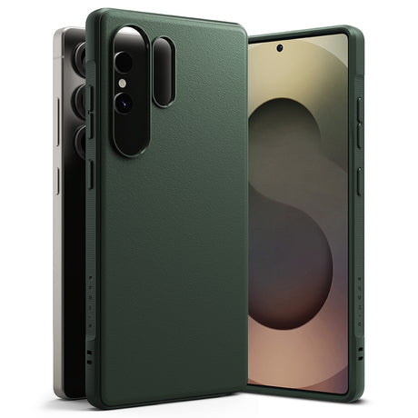 Husa de protectie Ringke Onyx compatibil cu Samsung Galaxy S25 Ultra, Verde Inchis