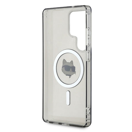 Husa de protectie Karl Lagerfeld IML MagSafe (KLHMS25LHLSCHK) compatibil cu Samsung Galaxy S25 Ultra, Choupette`s Head