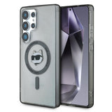 Husa de protectie Karl Lagerfeld IML MagSafe (KLHMS25LHLSCHK) compatibil cu Samsung Galaxy S25 Ultra, Choupette`s Head