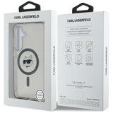 Husa de protectie Karl Lagerfeld IML MagSafe (KLHMS25SHLSCHK) compatibil cu Samsung Galaxy S25, Choupette`s Head