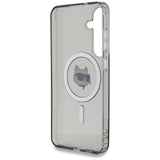 Husa de protectie Karl Lagerfeld IML MagSafe (KLHMS25SHLSCHK) compatibil cu Samsung Galaxy S25, Choupette`s Head