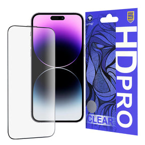 Folie de protectie Lito HD Pro Clear compatibil cu iPhone 14 Pro Max, Negru