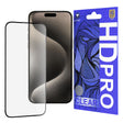 Folie de protectie Lito HD Pro Clear compatibil cu iPhone 15 Pro Max, Negru