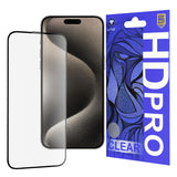 Folie de protectie Lito HD Pro Clear compatibil cu iPhone 15 Pro Max, Negru