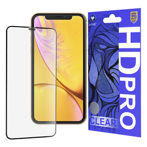 Folie de protectie Lito HD Pro Clear compatibil cu iPhone XR / iPhone 11, Negru