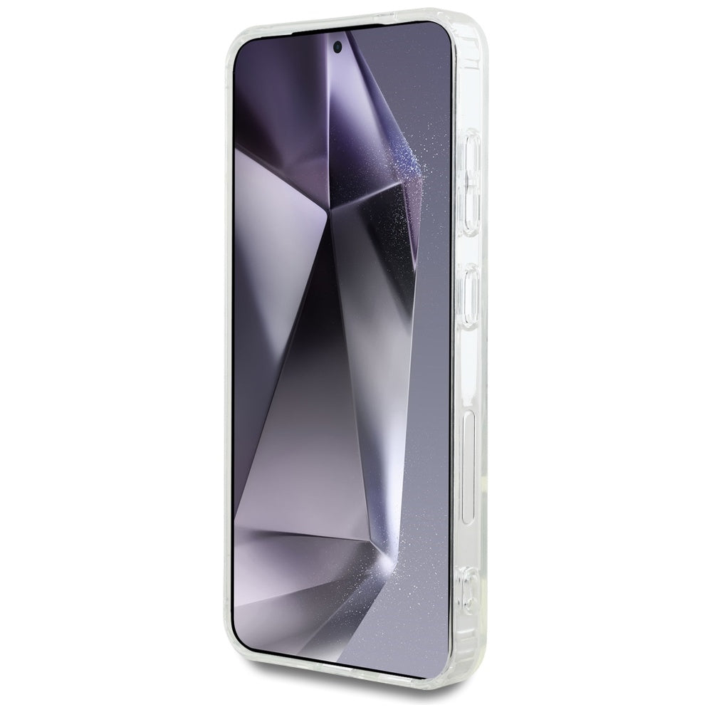 Husă Karl Lagerfeld IML MagSafe pentru Galaxy S25, albă