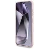 Husa de protectie Karl Lagerfeld Silicone Double Heads MagSafe (KLHMS25SSKCHTCP) compatibil cu Samsung Galaxy S25, Roz