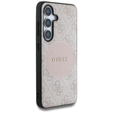 Husa de protectie Guess 4G Circle Classic Logo MagSafe (GUHMS25MP4PGRSGP) compatibil cu Samsung Galaxy S25 Plus, Roz