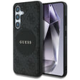 Husa de protectie Guess 4G Circle Classic Logo MagSafe (GUHMS25MP4PGRSGK) compatibil cu Samsung Galaxy S25 Plus, Negru