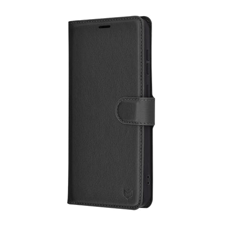 Husa de protectie Techsuit Leather Folio compatibil cu Samsung Galaxy A56 5G, Negru