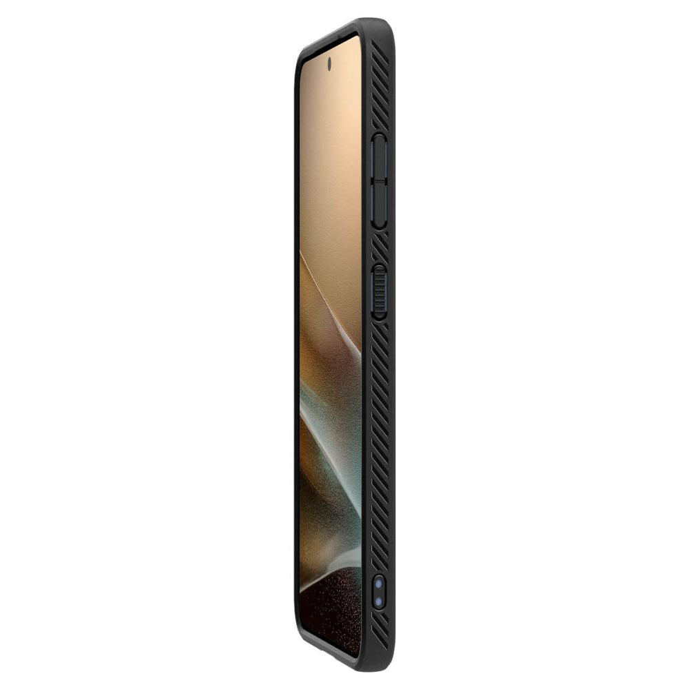 Husa de protectie Spigen Liquid Air (ACS09000) compatibil cu Samsung Galaxy S25, Negru Mat