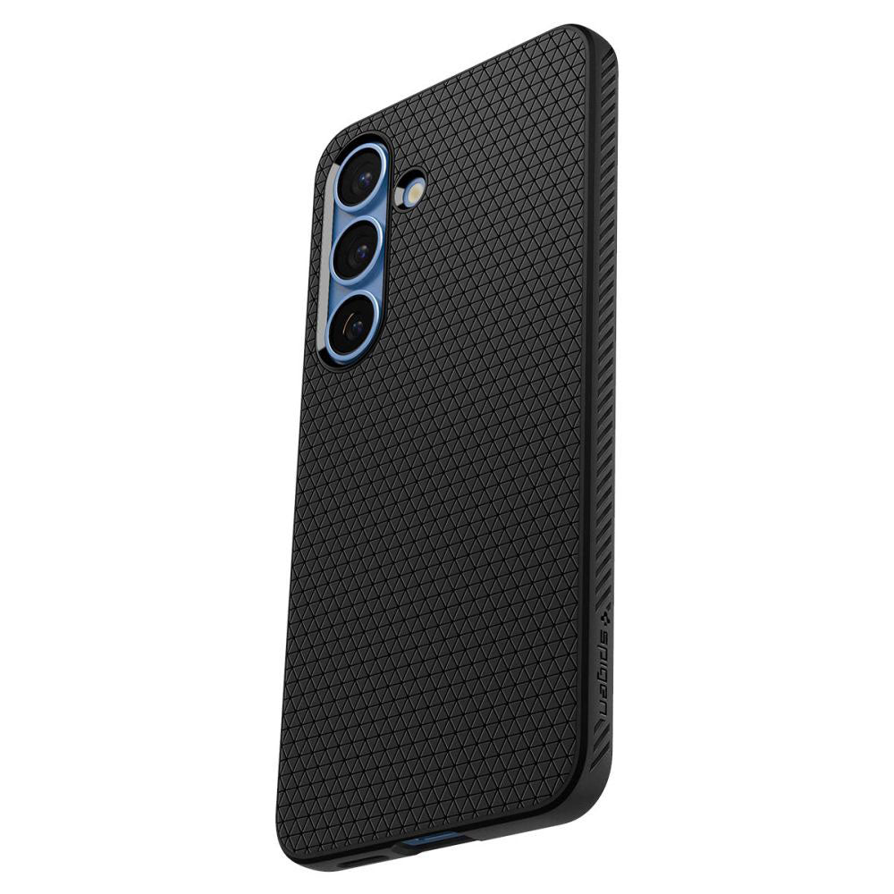 Husa de protectie Spigen Liquid Air (ACS09000) compatibil cu Samsung Galaxy S25, Negru Mat