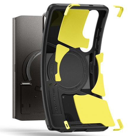 Husa de protectie Spigen Tough Armor MagSafe (ACS08965) compatibil cu Samsung Galaxy S25 Ultra, Gunmetal