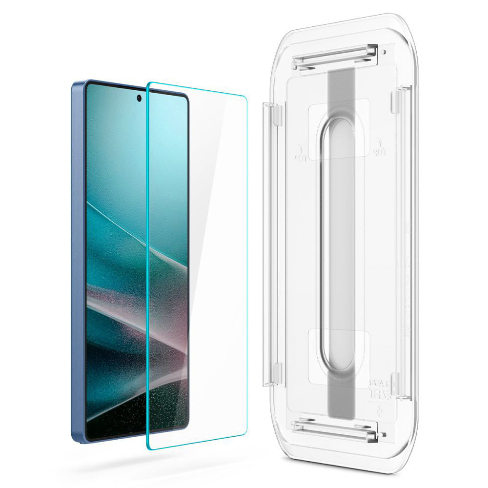 Folie de protectie Spigen (set de 2) Glas.tR EZ-FIT HD (AGL09082) compatibil cu Samsung Galaxy S25 Ultra, Transparent