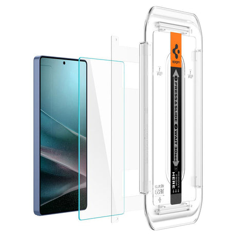 Folie de protectie Spigen (set de 2) Glas.tR EZ-FIT HD (AGL09082) compatibil cu Samsung Galaxy S25 Ultra, Transparent