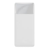 Baterie externa Baseus Bipow (PPBD050102), Digital Display 2xUSB QC3.0, USB-C 20000mAh 15W + Cable Micro-USB 0.25m, Alb