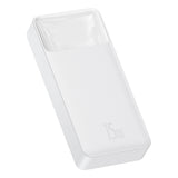 Baterie externa Baseus Bipow (PPBD050102), Digital Display 2xUSB QC3.0, USB-C 20000mAh 15W + Cable Micro-USB 0.25m, Alb