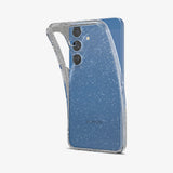 Husa de protectie Spigen Liquid Crystal Glitter (ACS08997) compatibil cu Samsung Galaxy S25, Crystal Quartz