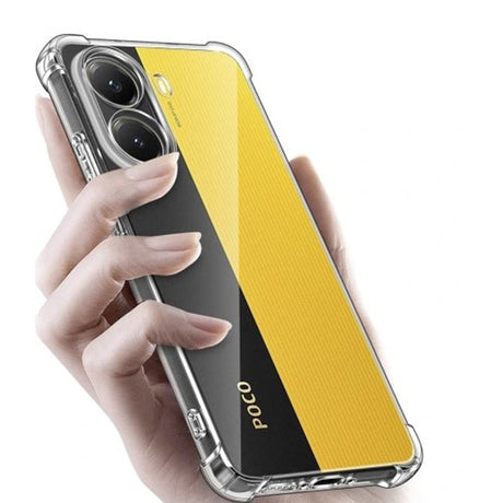 Husa de protectie Techsuit Shockproof Clear Silicone compatibil cu Xiaomi Poco X7 Pro, Transparent