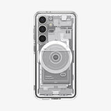 Husa de protectie Spigen Ultra Hybrid Zero One MagSafe (ACS09004) compatibil cu Samsung Galaxy S25, Alb