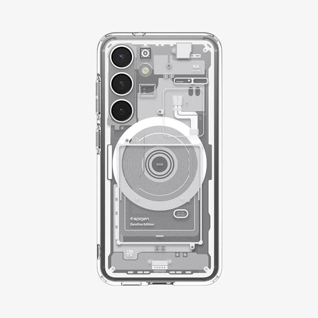 Husa de protectie Spigen Ultra Hybrid Zero One MagSafe (ACS09004) compatibil cu Samsung Galaxy S25, Alb