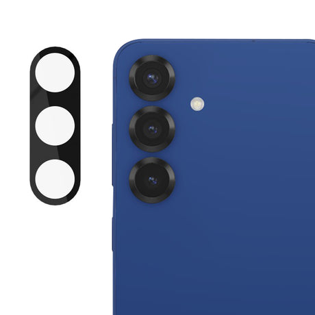 Folie de protectie Techsuit Full Camera Glass compatibil cu Samsung Galaxy S25, Negru