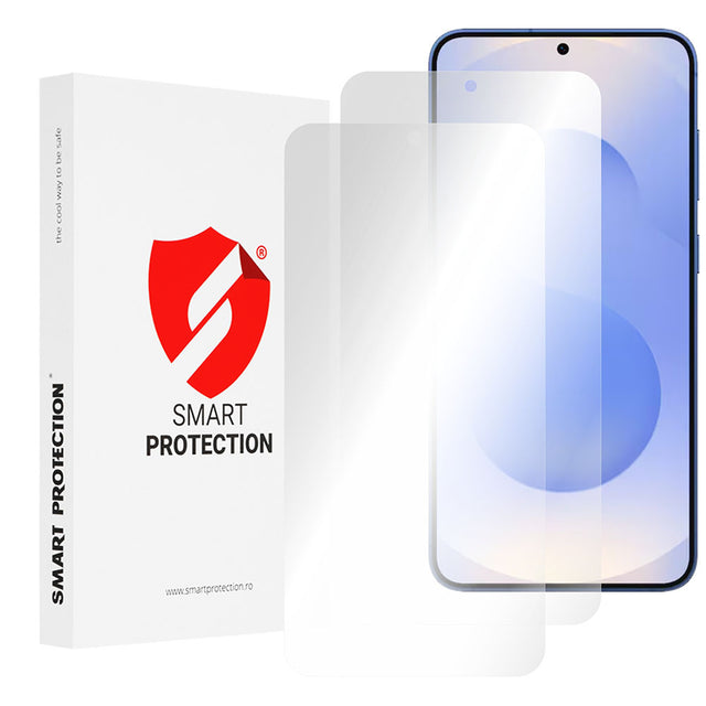 Folie de protectie Smart Protection Premium Classic (set de 2) compatibil cu Samsung Galaxy S25, Transparent