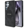 Husa de protectie Guess 4G Circle Classic Logo MagSafe (GUHMS25LP4PGRSGK) compatibil cu Samsung Galaxy S25 Ultra, Negru