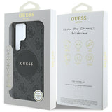 Husa de protectie Guess 4G Circle Classic Logo MagSafe (GUHMS25LP4PGRSGK) compatibil cu Samsung Galaxy S25 Ultra, Negru
