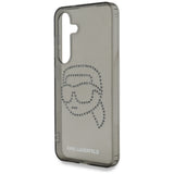 Husa de protectie Karl Lagerfeld IML Rhinestones (KLHCS25SHKHDCELK) compatibil cu Samsung Galaxy S25, Karl Head