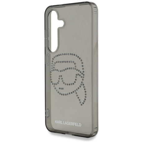 Husa de protectie Karl Lagerfeld IML Rhinestones (KLHCS25SHKHDCELK) compatibil cu Samsung Galaxy S25, Karl Head