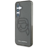 Husa de protectie Karl Lagerfeld IML Rhinestones (KLHCS25SHKHDCELK) compatibil cu Samsung Galaxy S25, Karl Head
