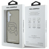 Husa de protectie Karl Lagerfeld IML Rhinestones (KLHCS25SHKHDCELK) compatibil cu Samsung Galaxy S25, Karl Head