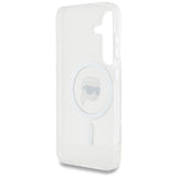 Husa de protectie Karl Lagerfeld IML MagSafe (KLHMS25SHLSKIH) compatibil cu Samsung Galaxy S25, Karl`s Head