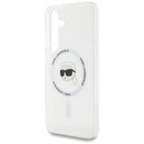 Husa de protectie Karl Lagerfeld IML MagSafe (KLHMS25SHLSKIH) compatibil cu Samsung Galaxy S25, Karl`s Head