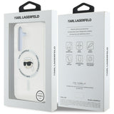 Husa de protectie Karl Lagerfeld IML MagSafe (KLHMS25SHLSKIH) compatibil cu Samsung Galaxy S25, Karl`s Head