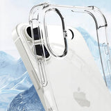 Husa de protectie Techsuit Shockproof Clear Silicone compatibil cu iPhone 16 Plus, Transparent