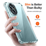 Husă Techsuit Shockproof Clear Silicone transparentă pentru Honor 200