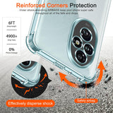 Husă Techsuit Shockproof Clear Silicone transparentă pentru Honor 200