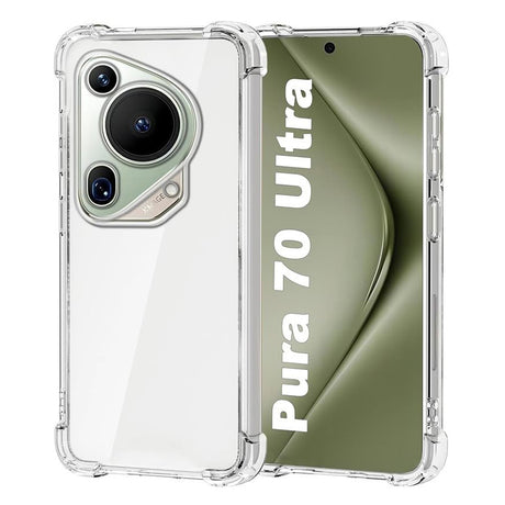 Husa de protectie Techsuit Shockproof Clear Silicone compatibil cu Huawei Pura 70 Ultra, Transparent