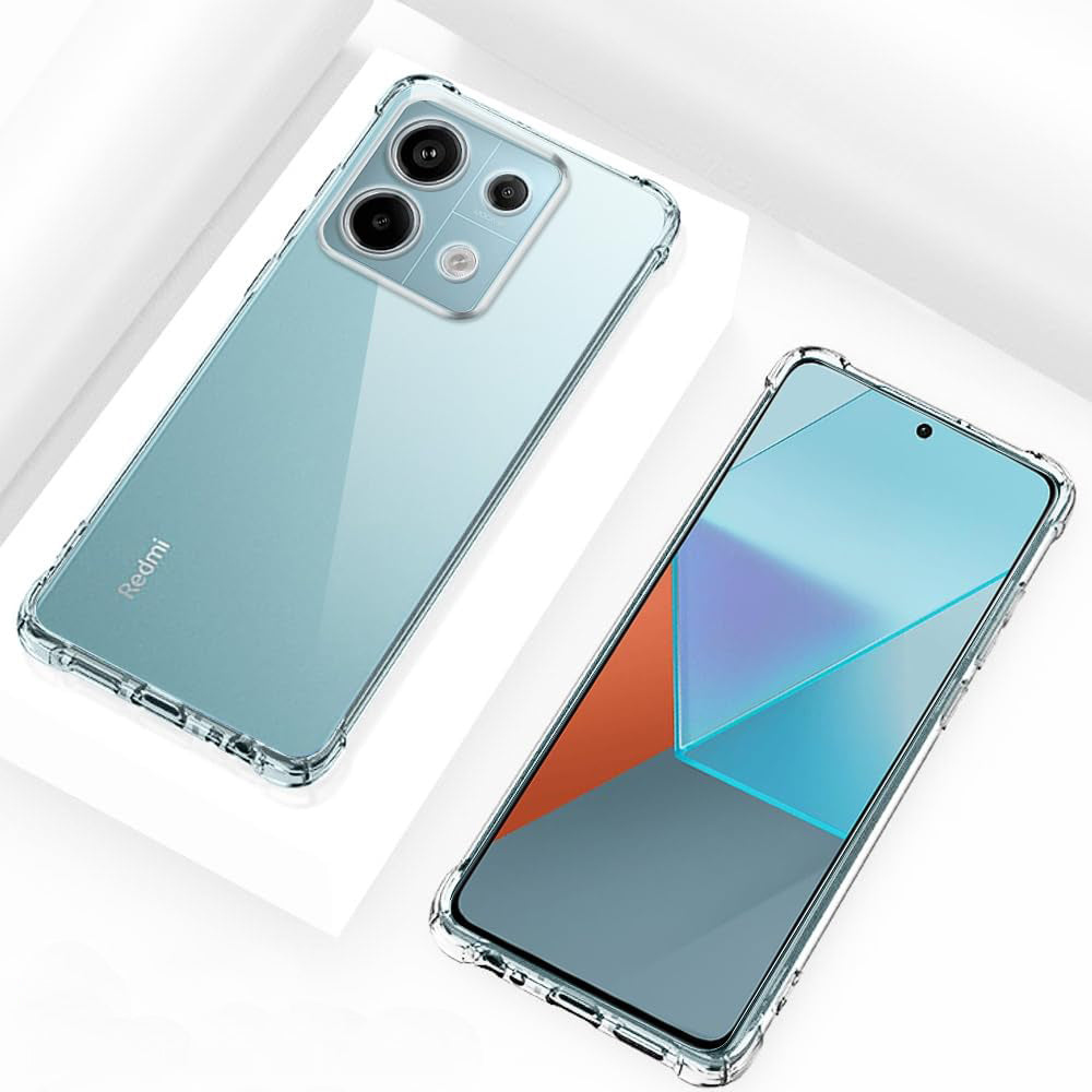 Husă Techsuit Shockproof Clear Silicone transparentă pentru Xiaomi Redmi Note 13 Pro 5G / Poco X6