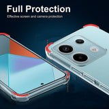 Husă Techsuit Shockproof Clear Silicone transparentă pentru Xiaomi Redmi Note 13 Pro 5G / Poco X6
