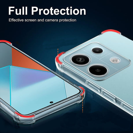 Husa de protectie Techsuit Shockproof Clear Silicone compatibil cu Xiaomi Redmi Note 13 Pro 5G / Poco X6, Transparent
