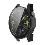 Folie de protectie smartwatch Techsuit Defense360 Pro + Screen Protector compatibil cu Huawei Watch GT 3 (42mm), Negru