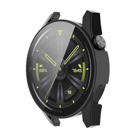 Folie de protectie smartwatch Techsuit Defense360 Pro + Screen Protector compatibil cu Huawei Watch GT 3 (42mm), Negru