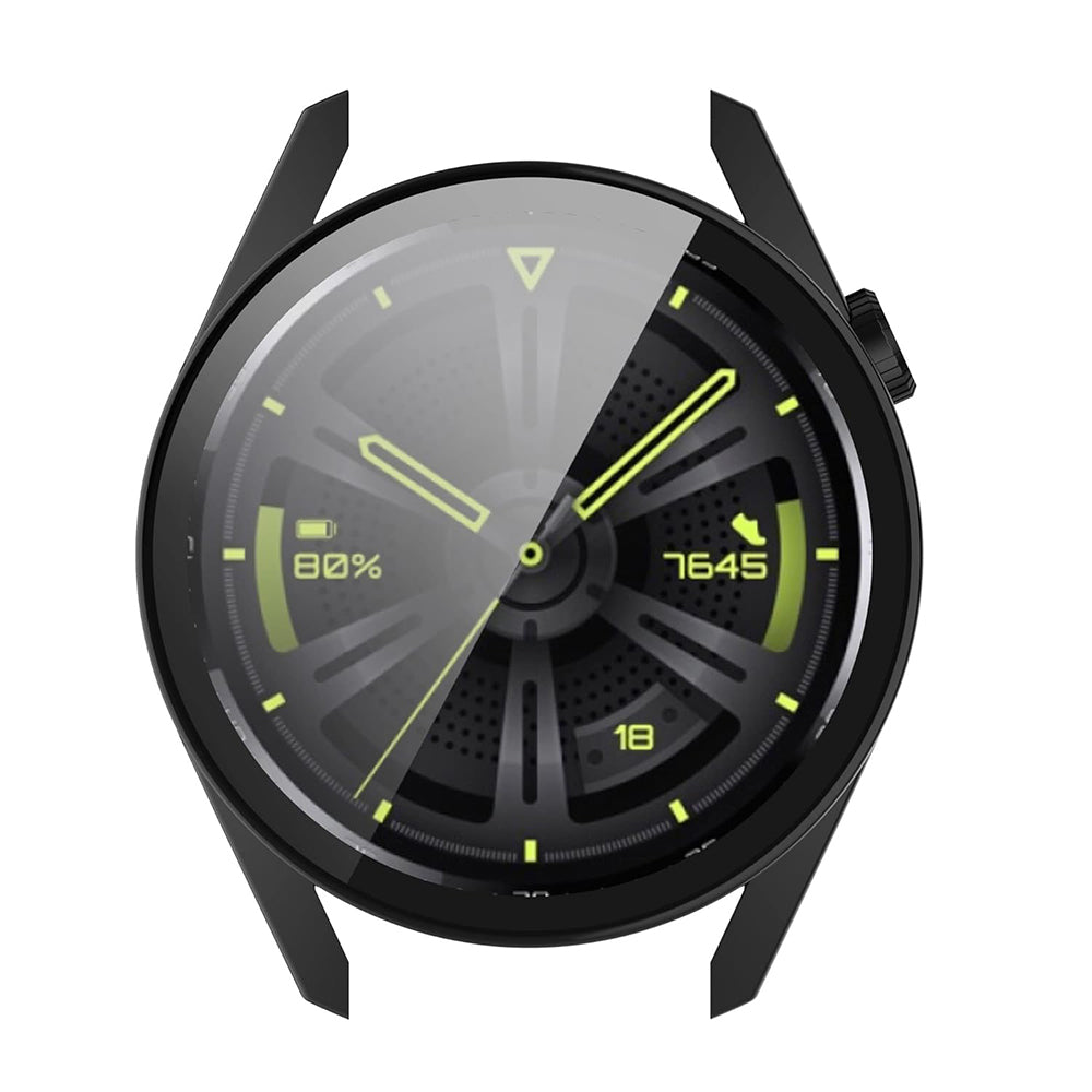 Folie de protectie smartwatch Techsuit Defense360 Pro + Screen Protector compatibil cu Huawei Watch GT 3 (42mm), Negru